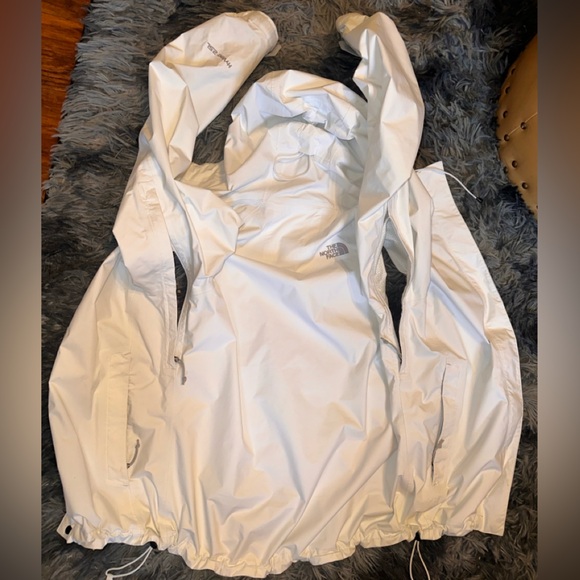 White The North Face Rain/Wind Proof jacket HYVENT - Picture 3 of 9
